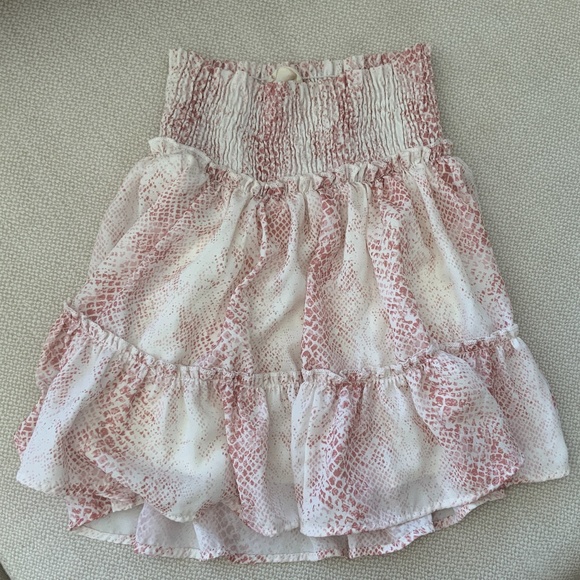 Pink snake print skirt - Picture 1 of 1